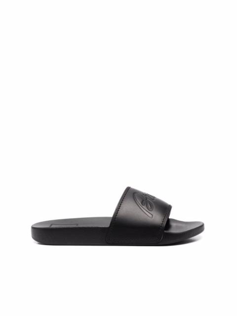 Brioni debossed-logo slides