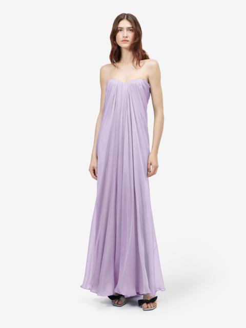 Alexander McQueen Women's Bustier Evening Dress in Lilac