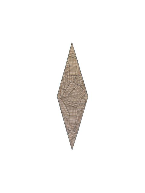 ZEGNA striped diamond-shaped scarf