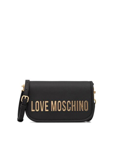 Moschino logo-plaque shoulder bag