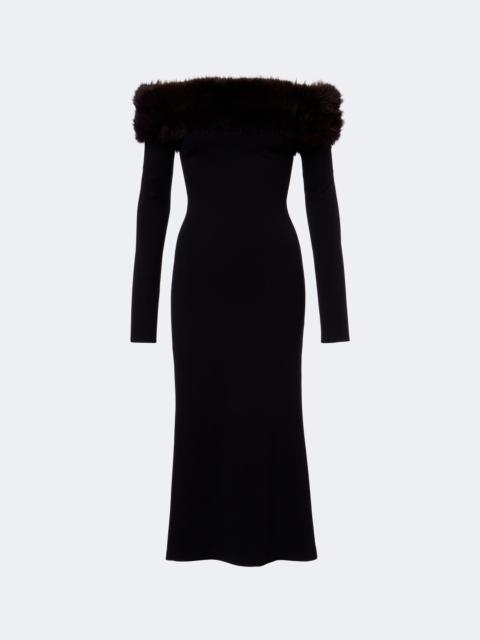 David Koma Off-shoulder midi dress