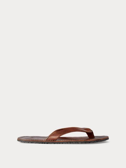 RRL by Ralph Lauren Leather Flip-Flop