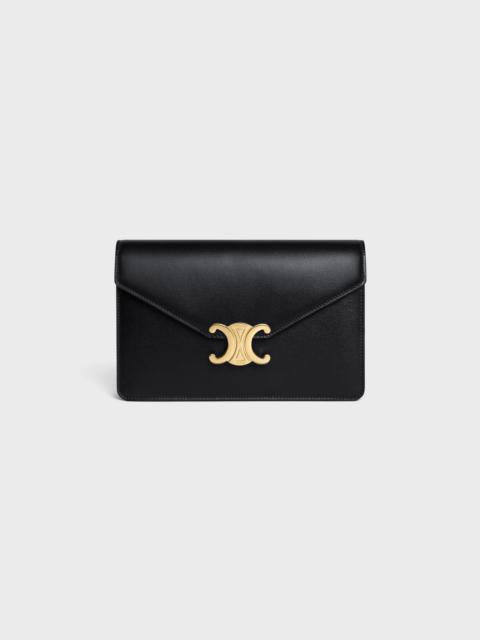 CELINE WALLET ON CHAIN MARGO in Shiny calfskin