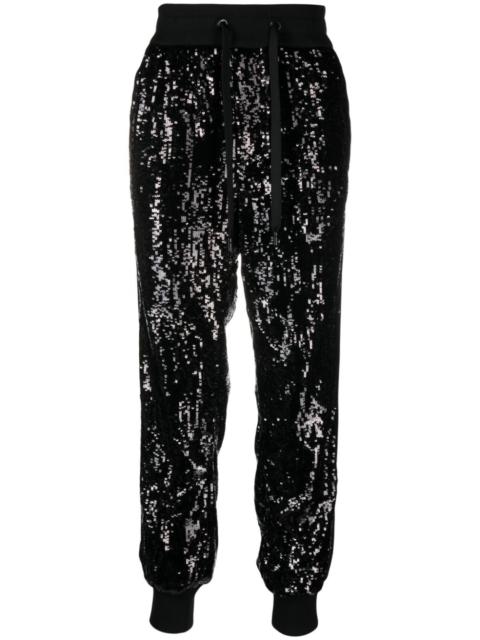 Dolce & Gabbana sequin-embellished side-panel trousers