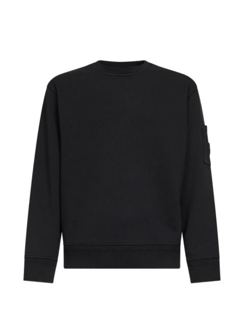 C.P. Company snap-buttoned patch crew-neck sweatshirt
