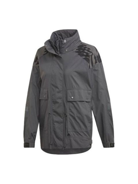 adidas (WMNS) adidas By Stella McCartney Run Ultimate Jacket 'Grey' EA2162