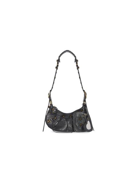 BALENCIAGA Women's Le Cagole Xs Shoulder Bag  in Black