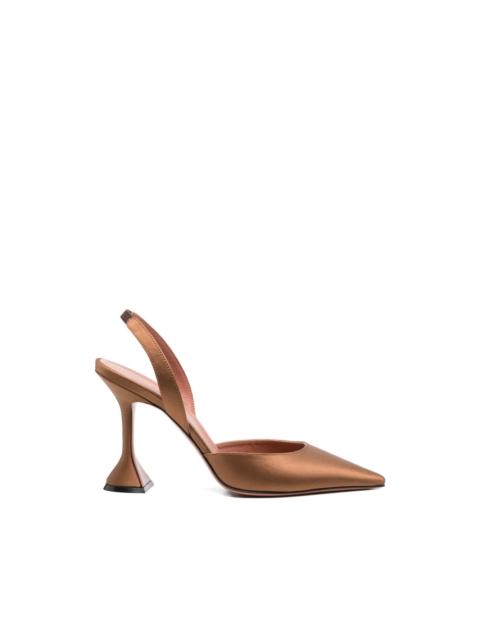 Amina Muaddi hollis ling slingback pumps