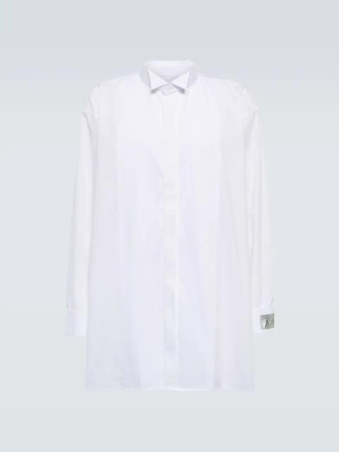Raf Simons 로고 패치 버튼 업 셔츠