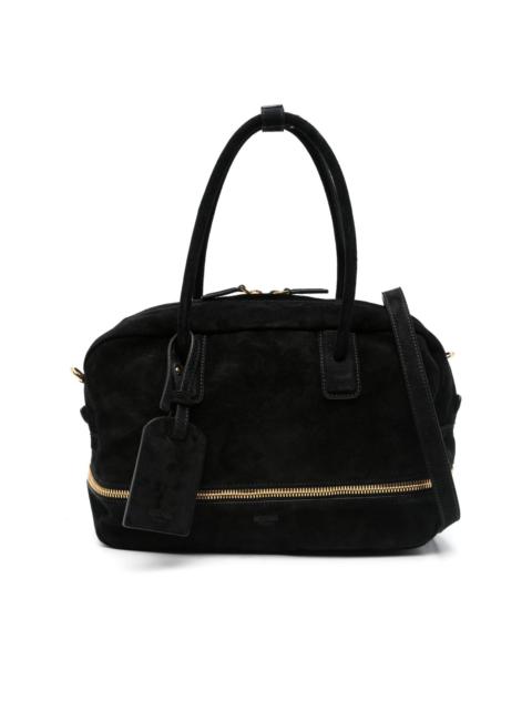 Moschino suede tote bag