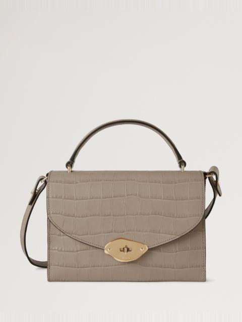 Lana Top Handle
Cashmere Taupe Shiny Small Croc