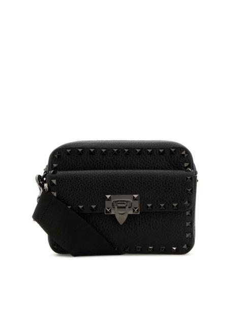 Rockstud leather shoulder bag