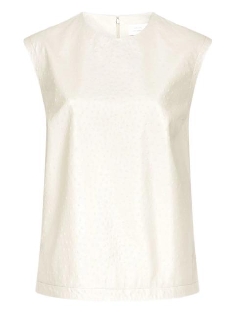 Loulou de Saison Loulou De Saison Fiza Ostrich-effect Zip Top