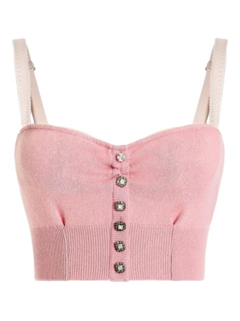 Dolce & Gabbana buttoned strap tank top