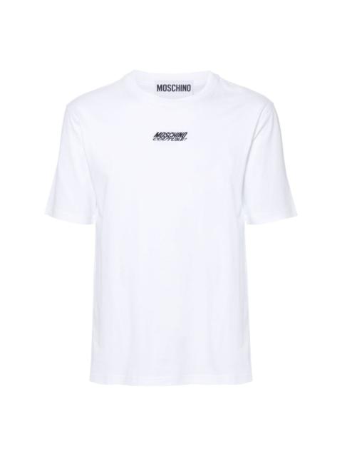 logo-embroidered T-shirt