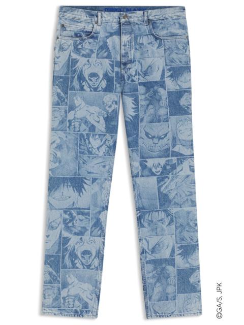 HUGO HUGO X JUJUTSU KAISEN BAGGY-FIT JEANS WITH CHARACTER PRINT