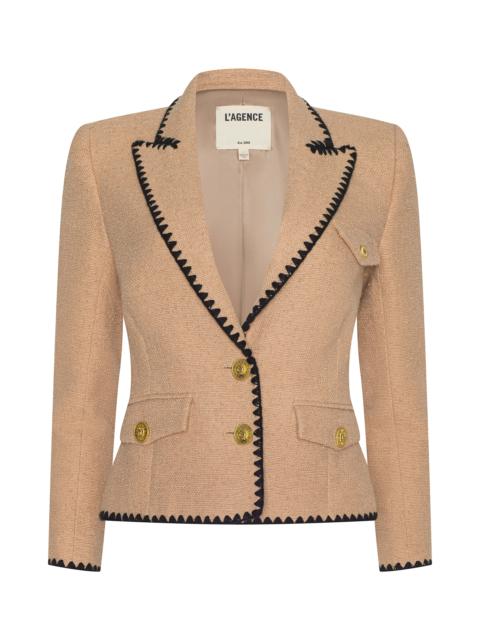 L'AGENCE Wylla Tweed Blazer