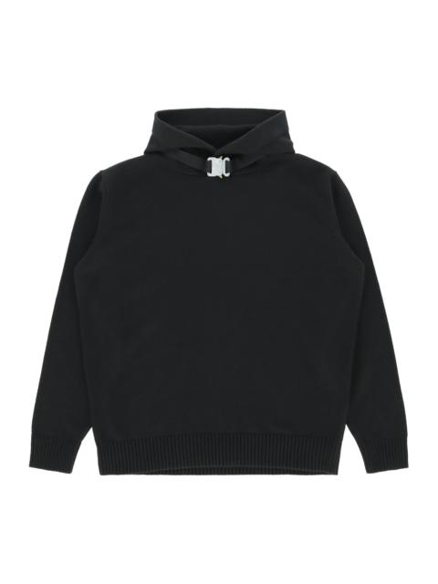 1017 ALYX 9SM BUCKLE COLLAR KNITTED HOODIE