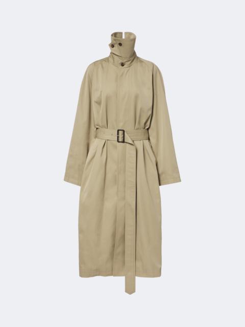 PHOEBE PHILO Cotton and silk twill trench coat