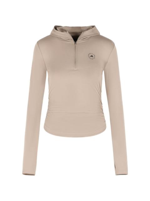 adidas hood logo sweatshirt