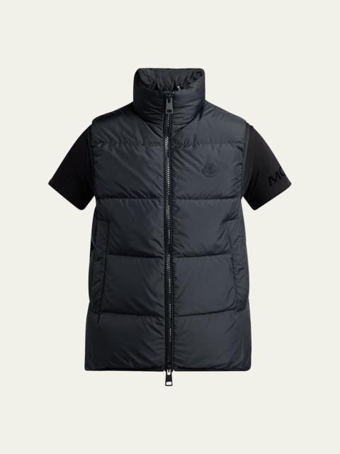 Moncler Men's Gabas Short Sleeve Padded Vest