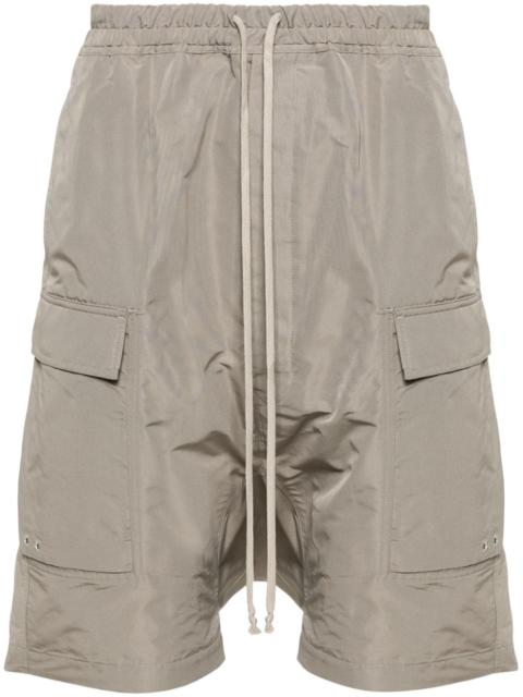 drop-crotch cargo shorts