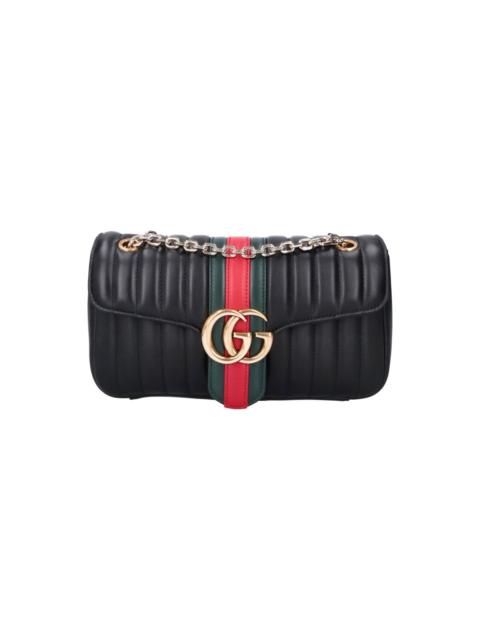 GUCCI SHOULDER BAG "JETSET GG MARMONT"