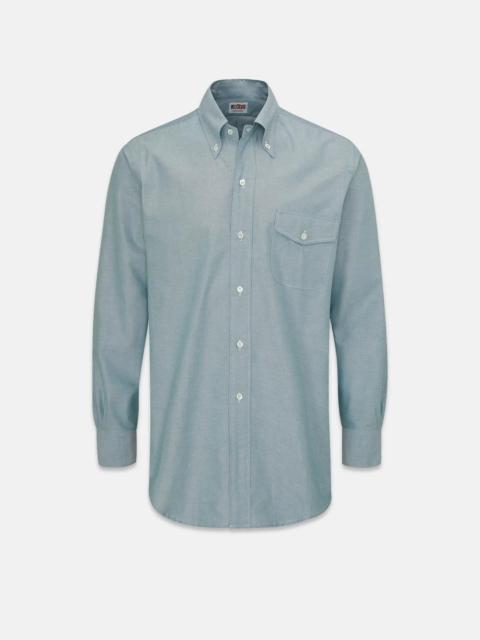 GLOVERALL Men's Jakes Shirts Oxford Shirt Pale Green
