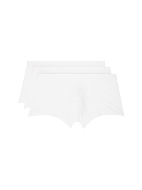 Sunspel Three-Pack White Cotton Boxer Briefs