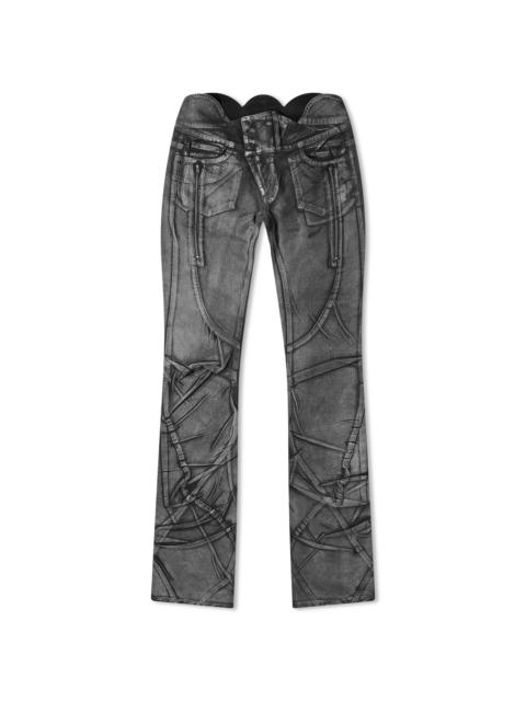 OTTOLINGER Ottolinger Big Waistband Drape Denim Jeans
