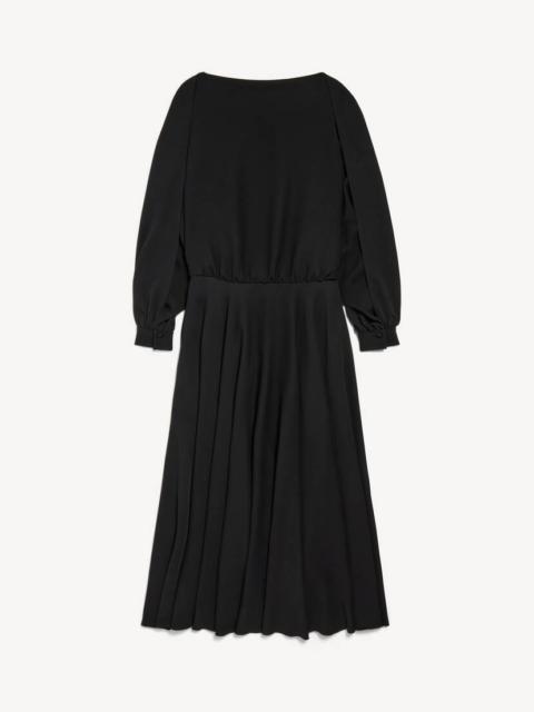 BALENCIAGA Women's Long Sleeve Balloon Dress in Black