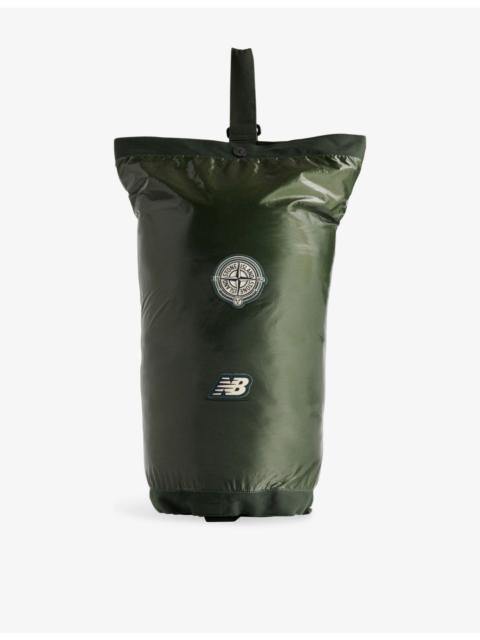 Stone Island x New Balance Logo-Patch Shell Duffle Bag