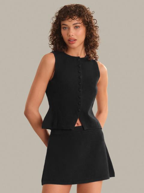 525 america Nicolette Fitted Button Front Vest