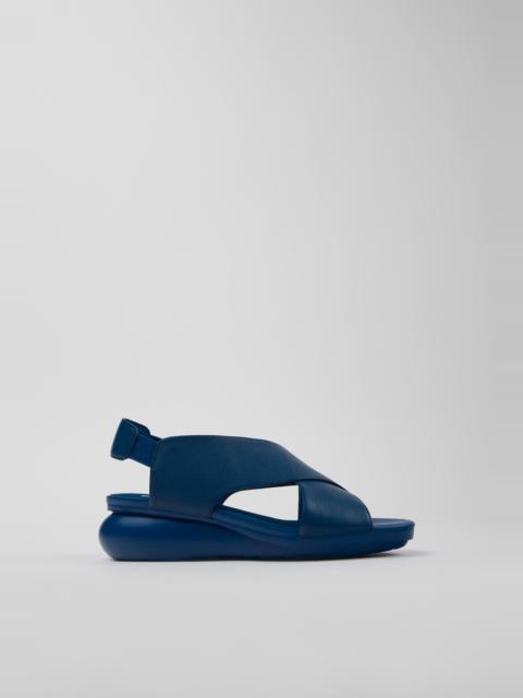 CAMPER Balloon Blue Leather Sandals for Women.