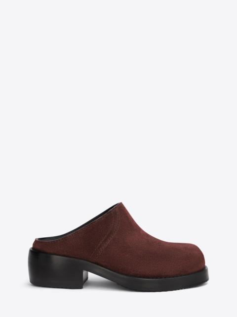 Dries Van Noten SUEDE WORKWEAR MULES