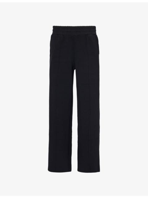 VARLEY Drawstring-waistband wide-leg mid-rise stretch-woven trousers