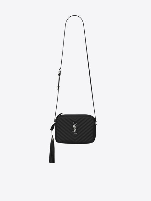 SAINT LAURENT lou camera bag in quilted leather