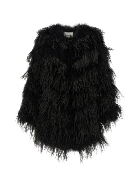 Yves Salomon Feather Caban