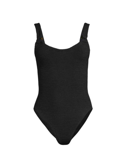 Hunza G Domino scoop-neck 수영복