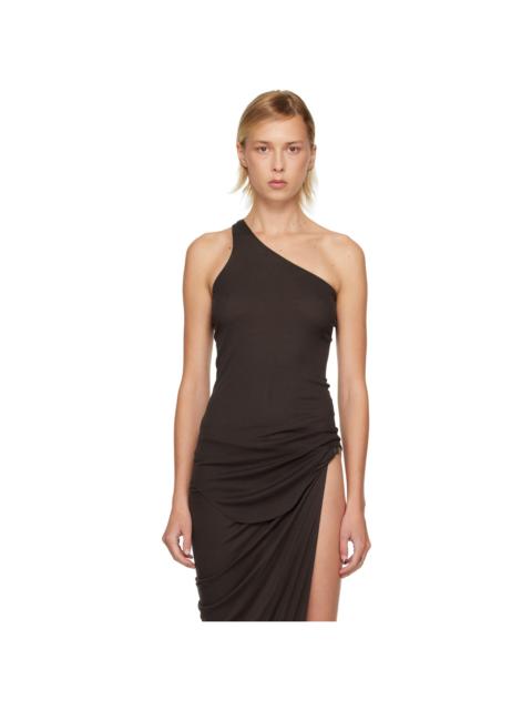 Rick Owens Lilies Brown Concordians Sahara Tank Top
