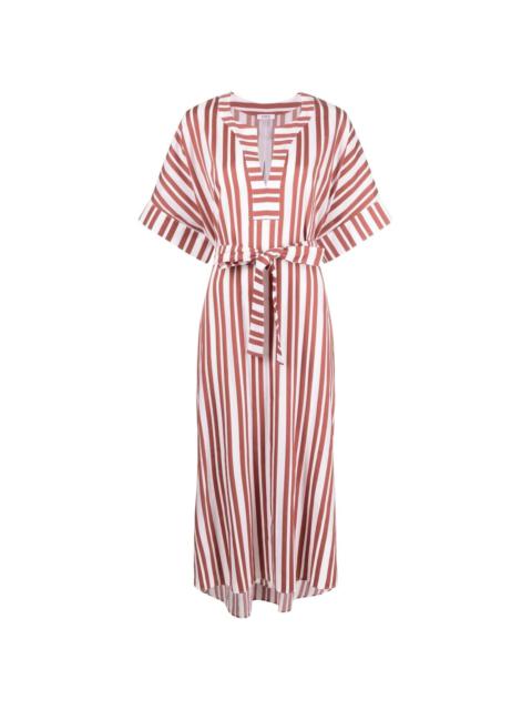 Bamboleo striped maxi dress