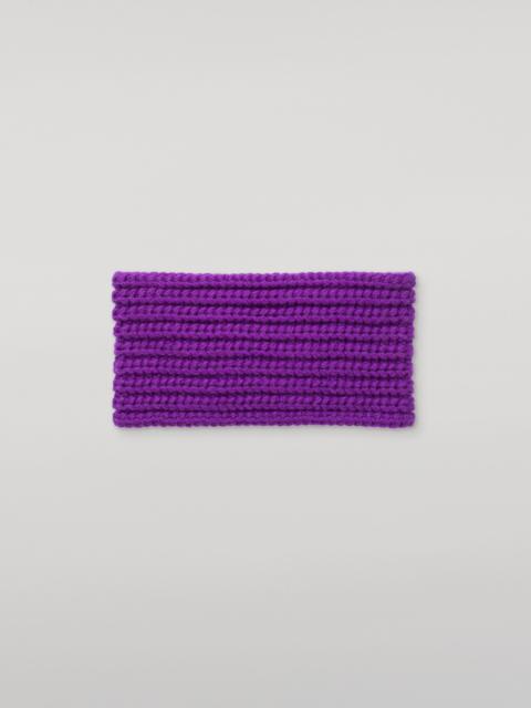 Johnstons of Elgin Whittle Purple Cashmere Headband