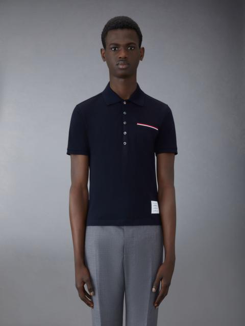 Thom Browne RWB stripe polo shirt