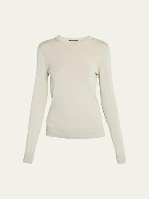 Loro Piana Long-Sleeve Cashmere Sweater
