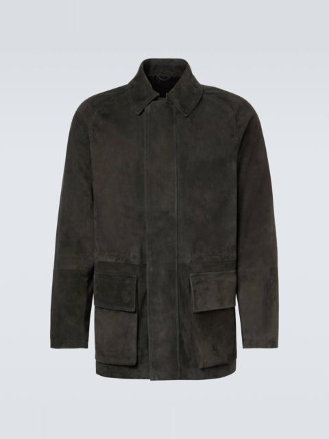 SAMAN AMEL City suede jacket