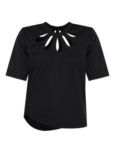 Noir Kei Ninomiya cut-out T-shirt