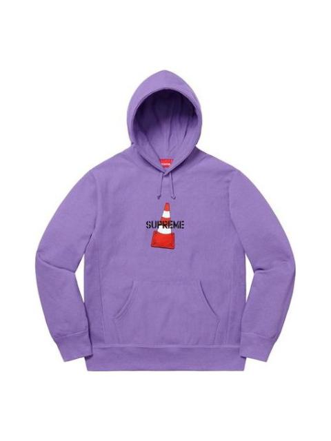 Supreme FW19 Week 1 Cone Hooded Sweatshirt 'Purple' SUP-FW19-105