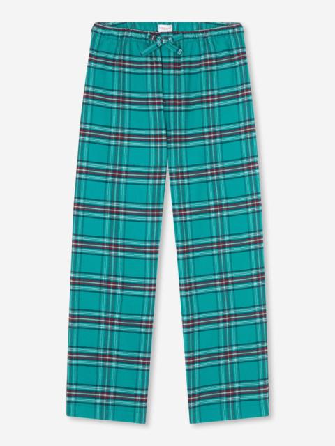 Derek Rose Men's Lounge Trousers Kelburn 25 Brushed Cotton Multi