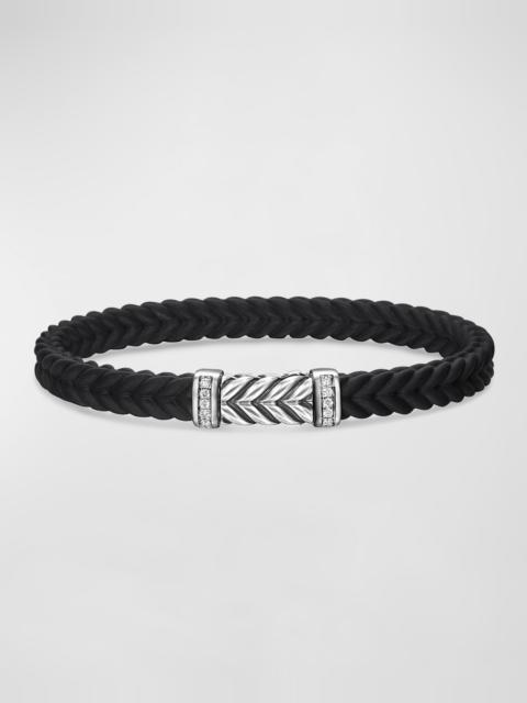 DAVID YURMAN 6mm Men's Chevron Rubber Bracelet