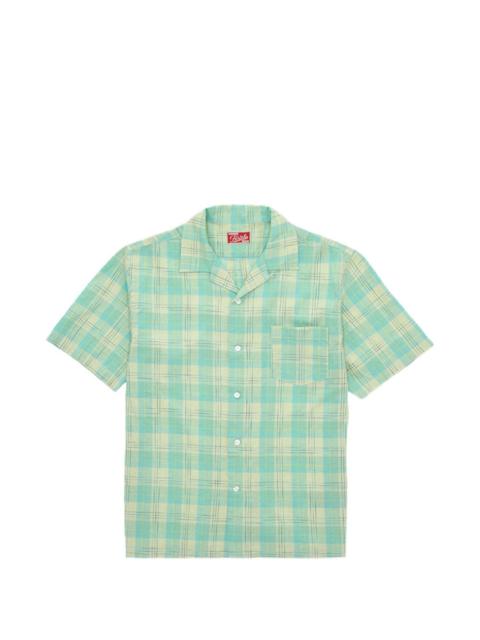 FORTELA check-pattern patch-pocket shirt